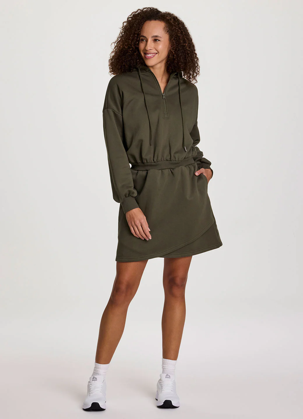 Everyday Fleece Hoodie Dress - Image 9