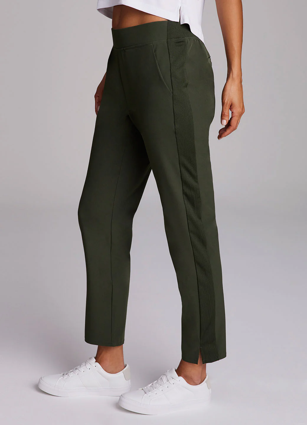 City Stretch Ribbed Ankle Pant - Image 7