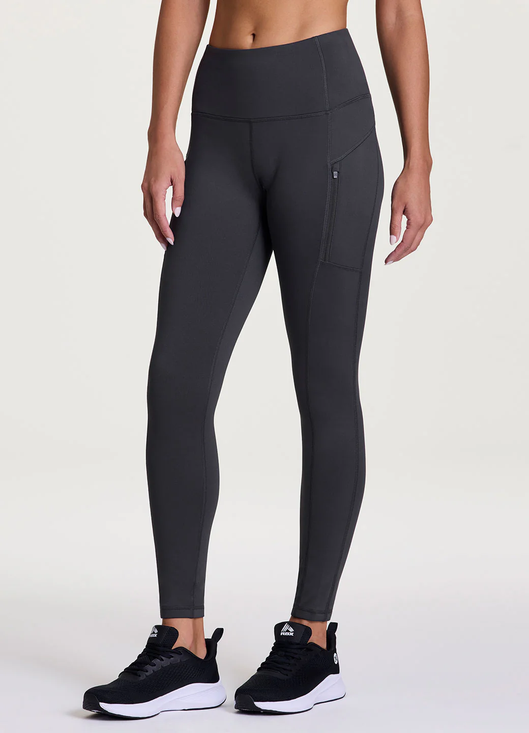 Fleece Lined Zip Pocket Legging - Image 8