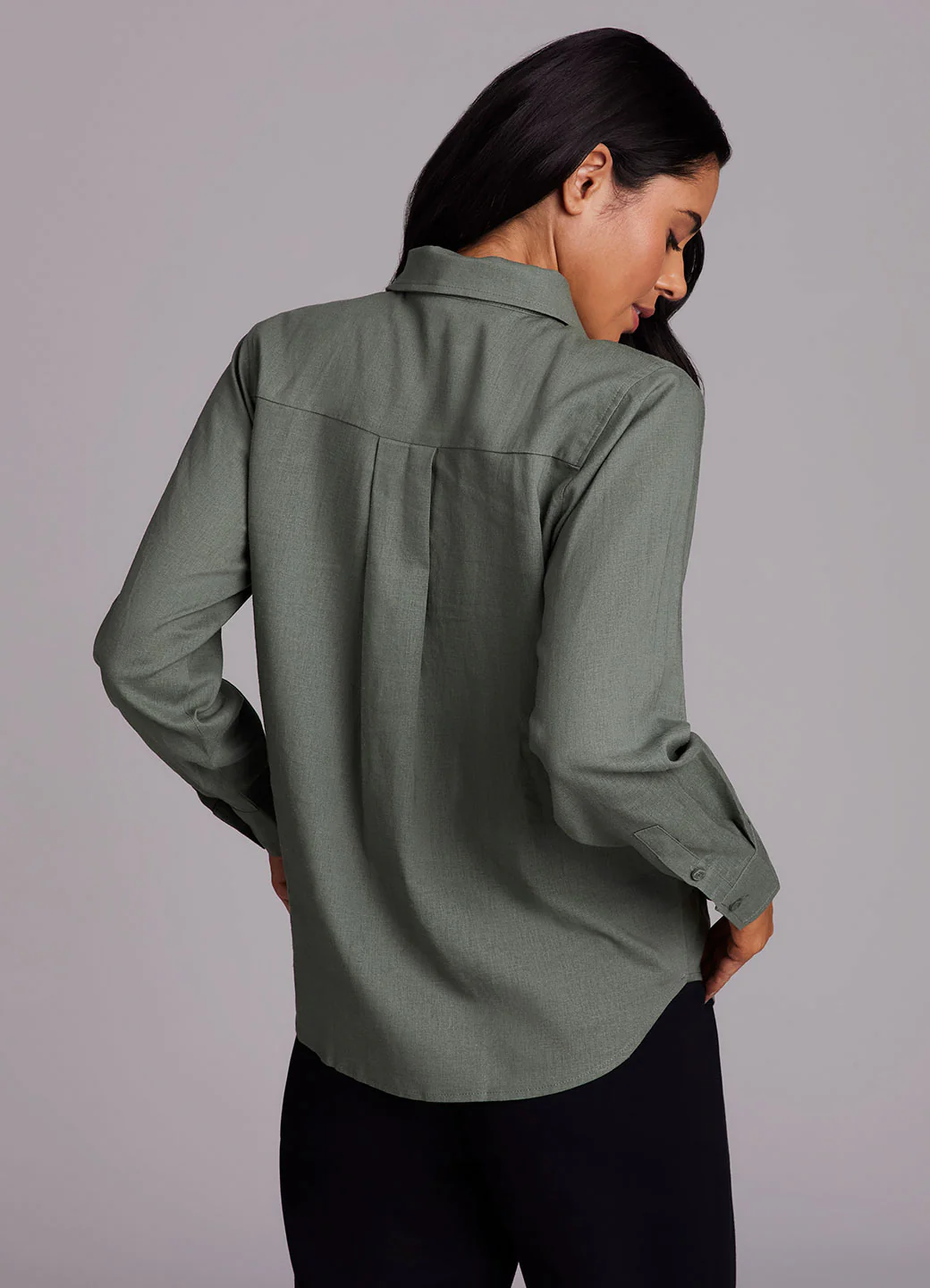 Laidback Linen Button Down Shirt - Image 10