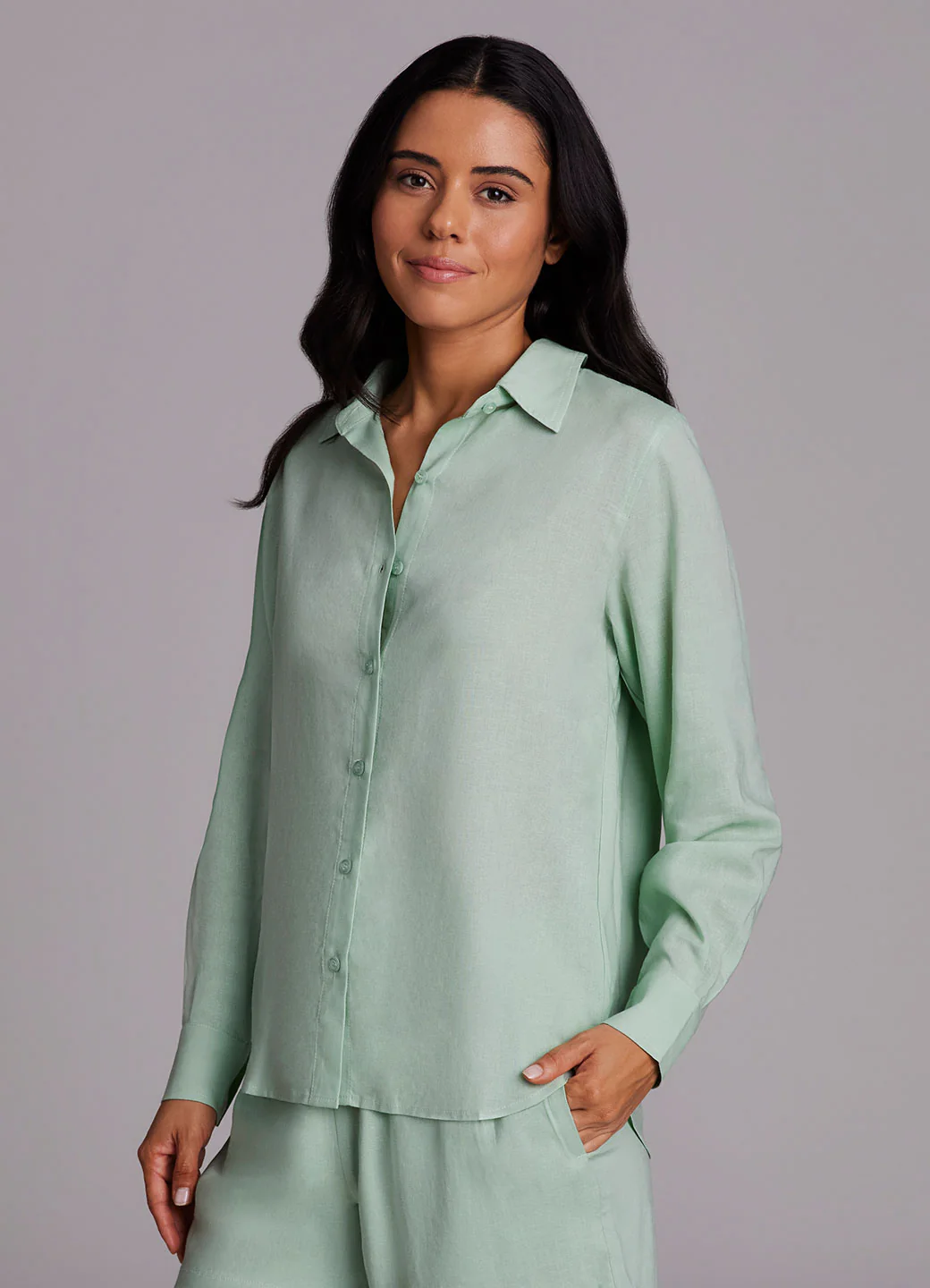 Laidback Linen Button Down Shirt - Image 22