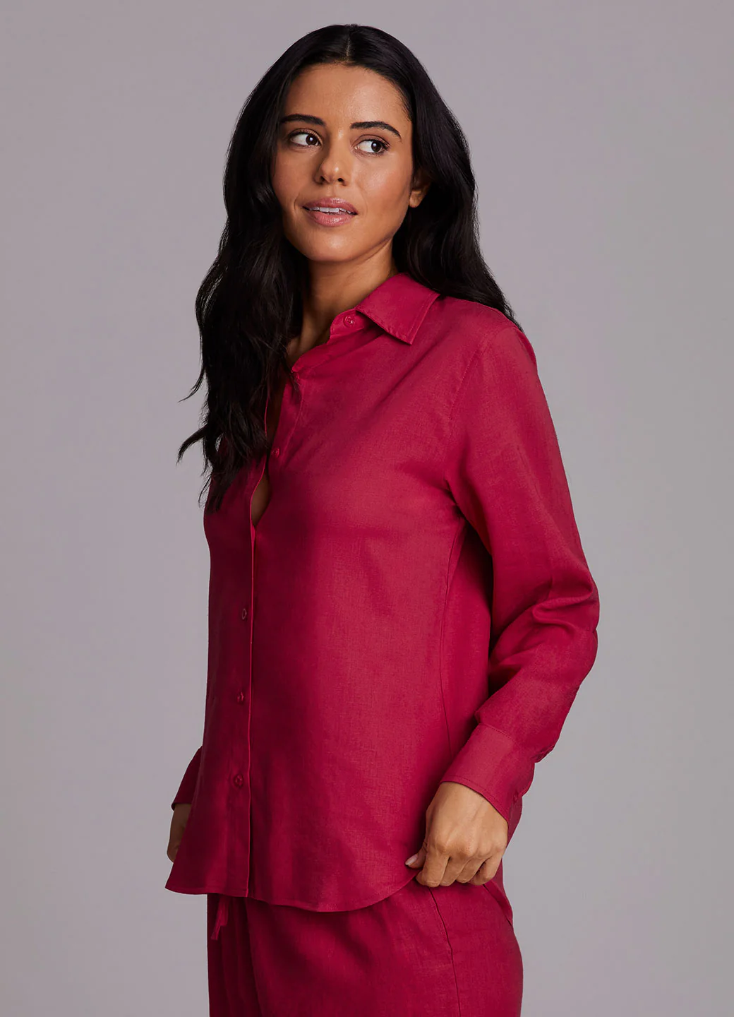 Laidback Linen Button Down Shirt - Image 28