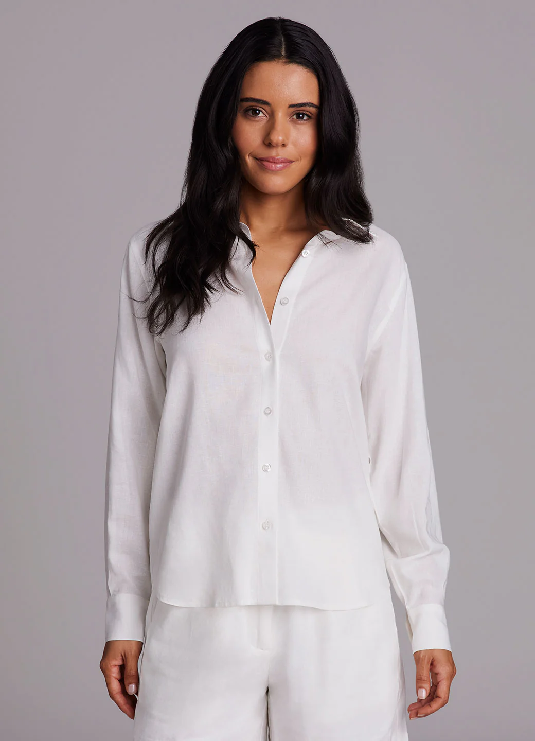 Laidback Linen Button Down Shirt - Image 34