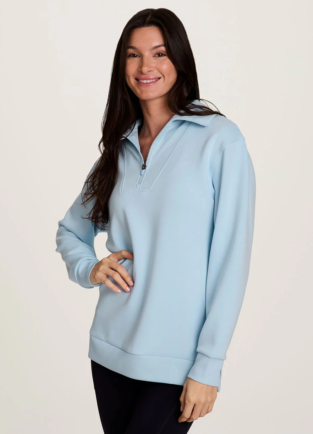 LuxeSoft 1/4 Zip Tunic - Image 15