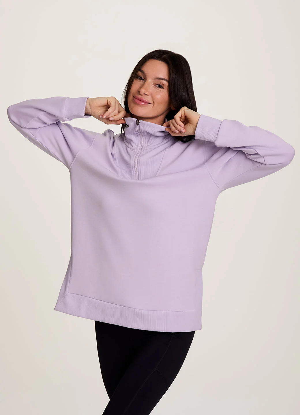 LuxeSoft 1/4 Zip Tunic - Image 19