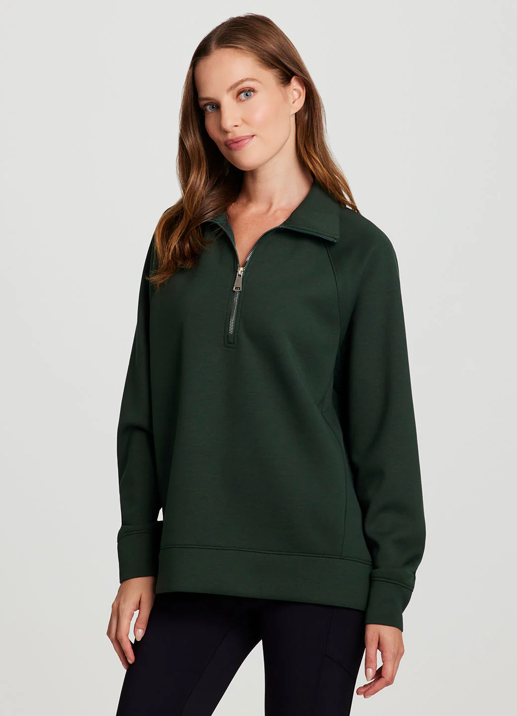 LuxeSoft Oversized Half Zip Pullover - Image 14