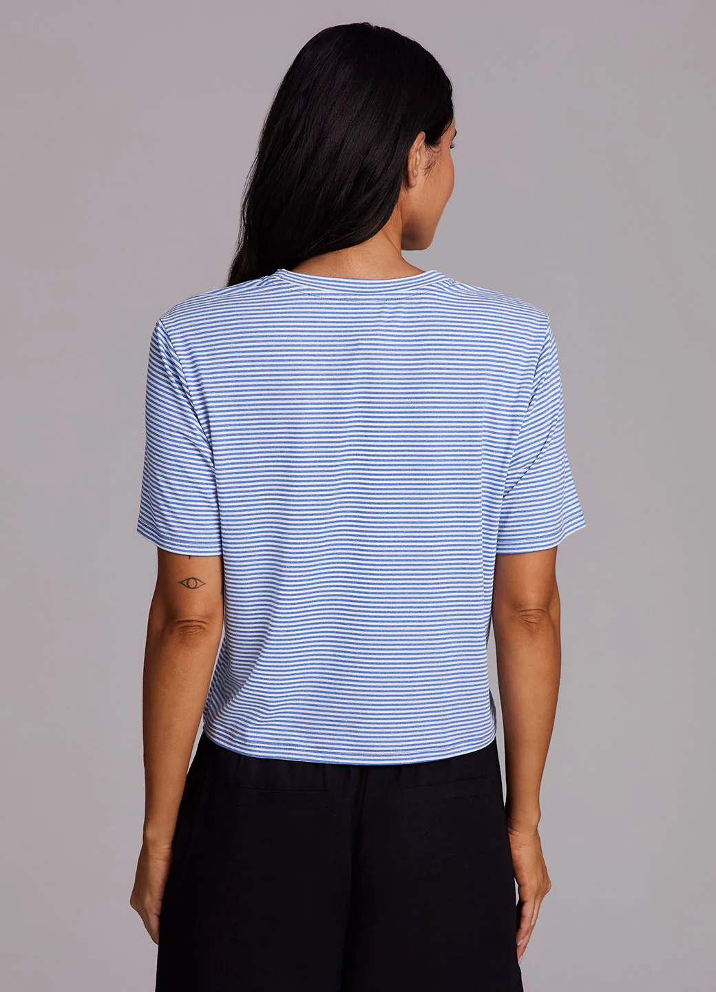 Perfect Boxy Striped Tee - Image 4