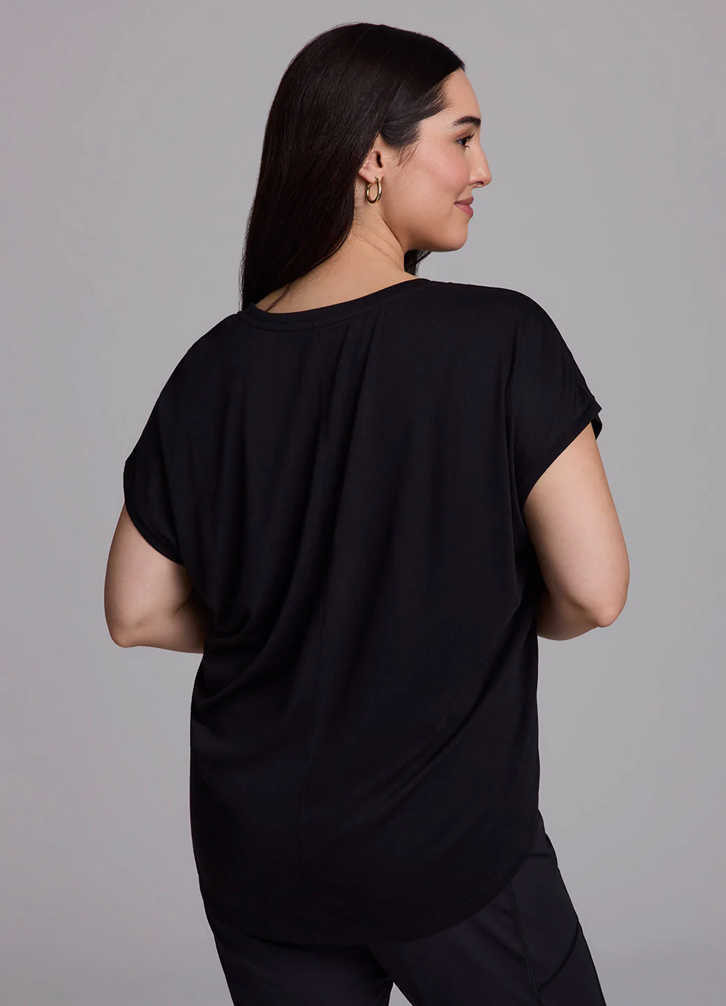 Plus Breezy Hi Low Tee - Image 4
