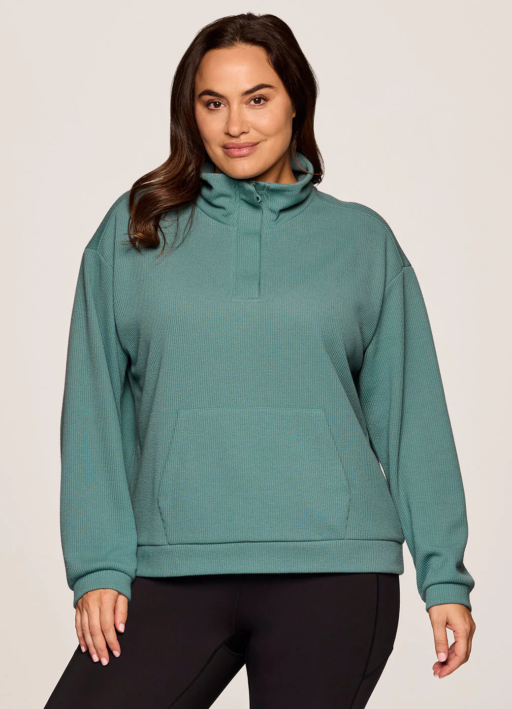 Plus Harbor Ribbed 1/4 Zip - Image 15