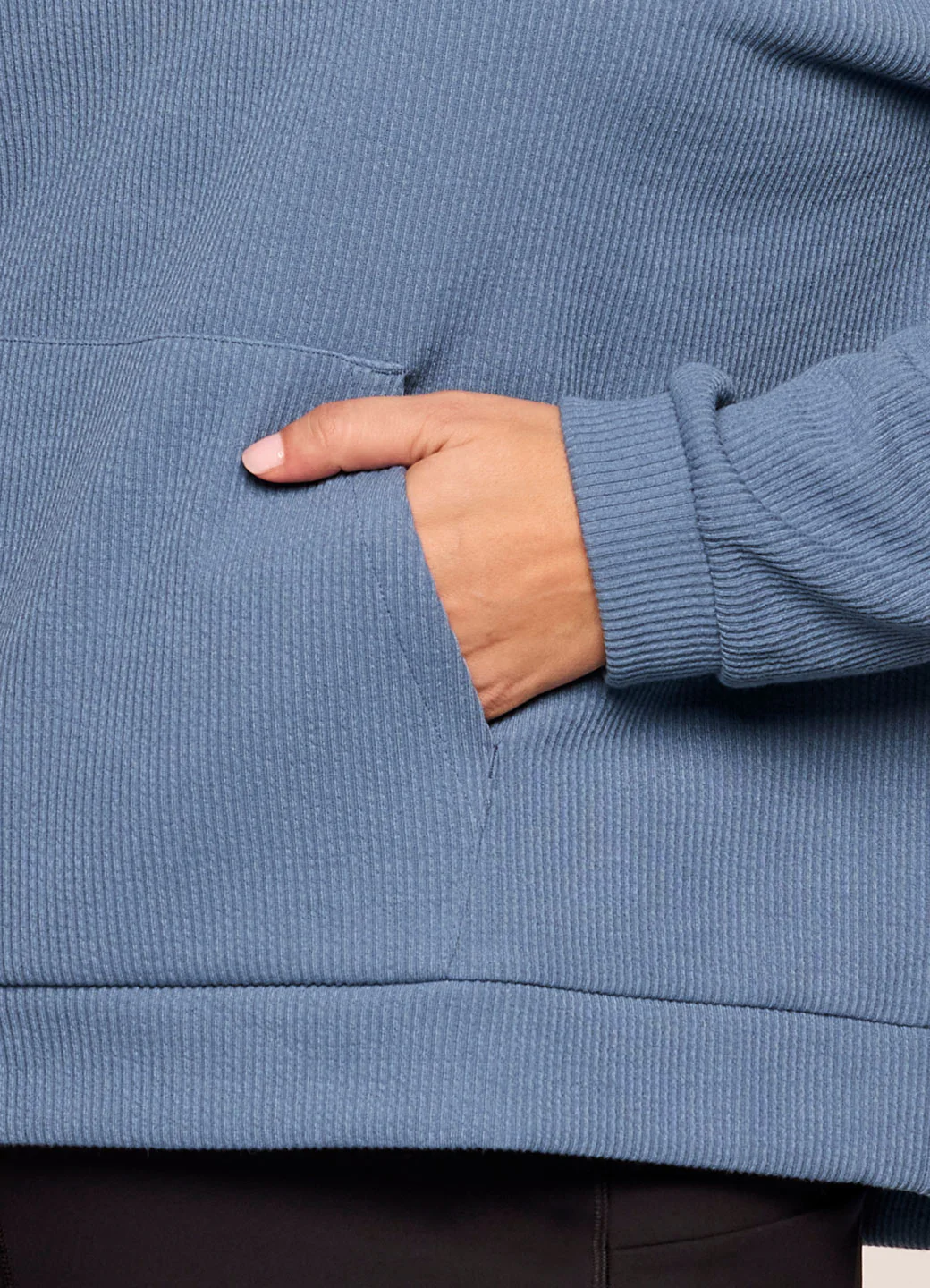 Plus Harbor Ribbed 1/4 Zip - Image 2