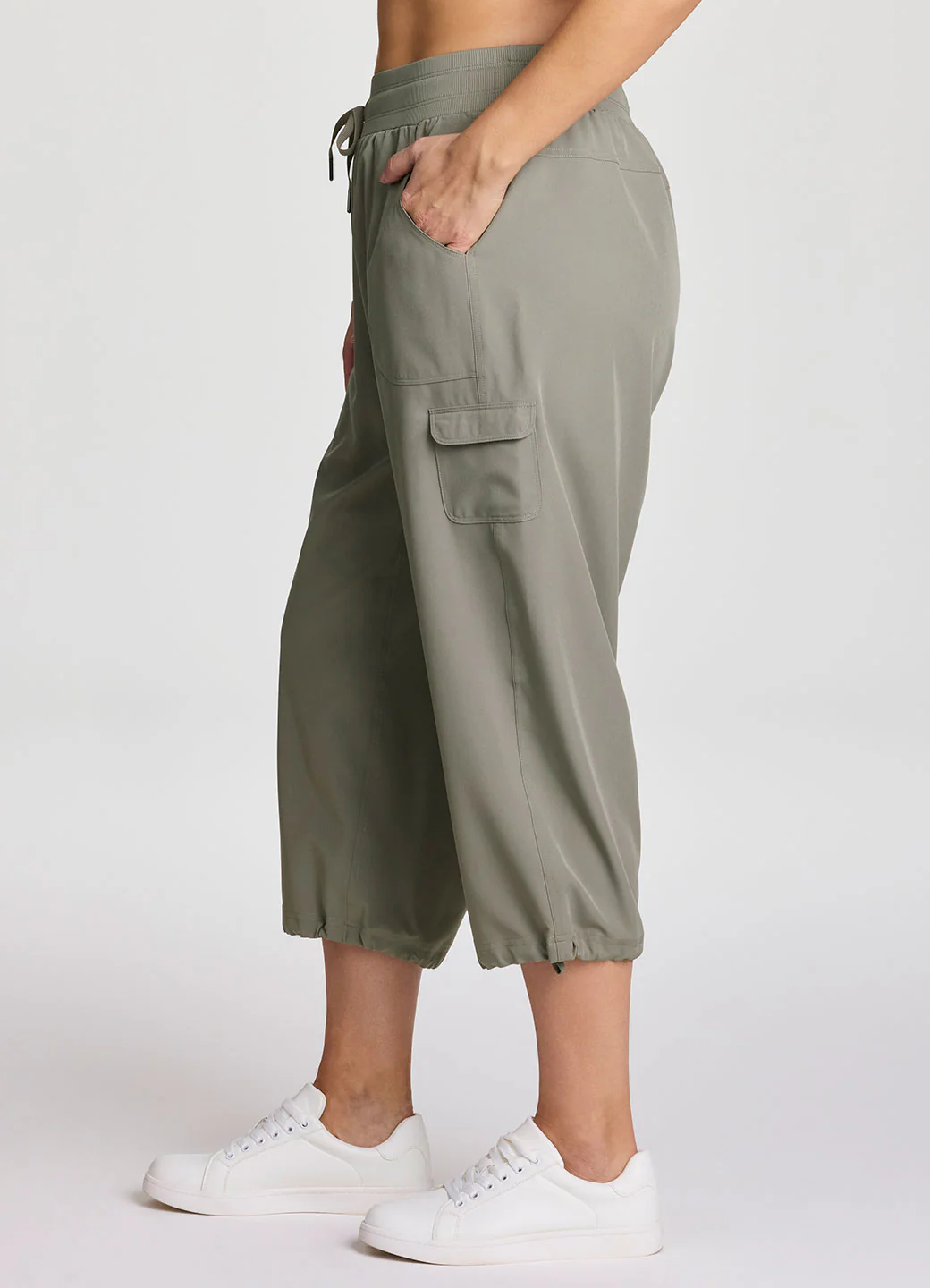 Plus City Stretch Anywhere Cargo Capri - Image 13