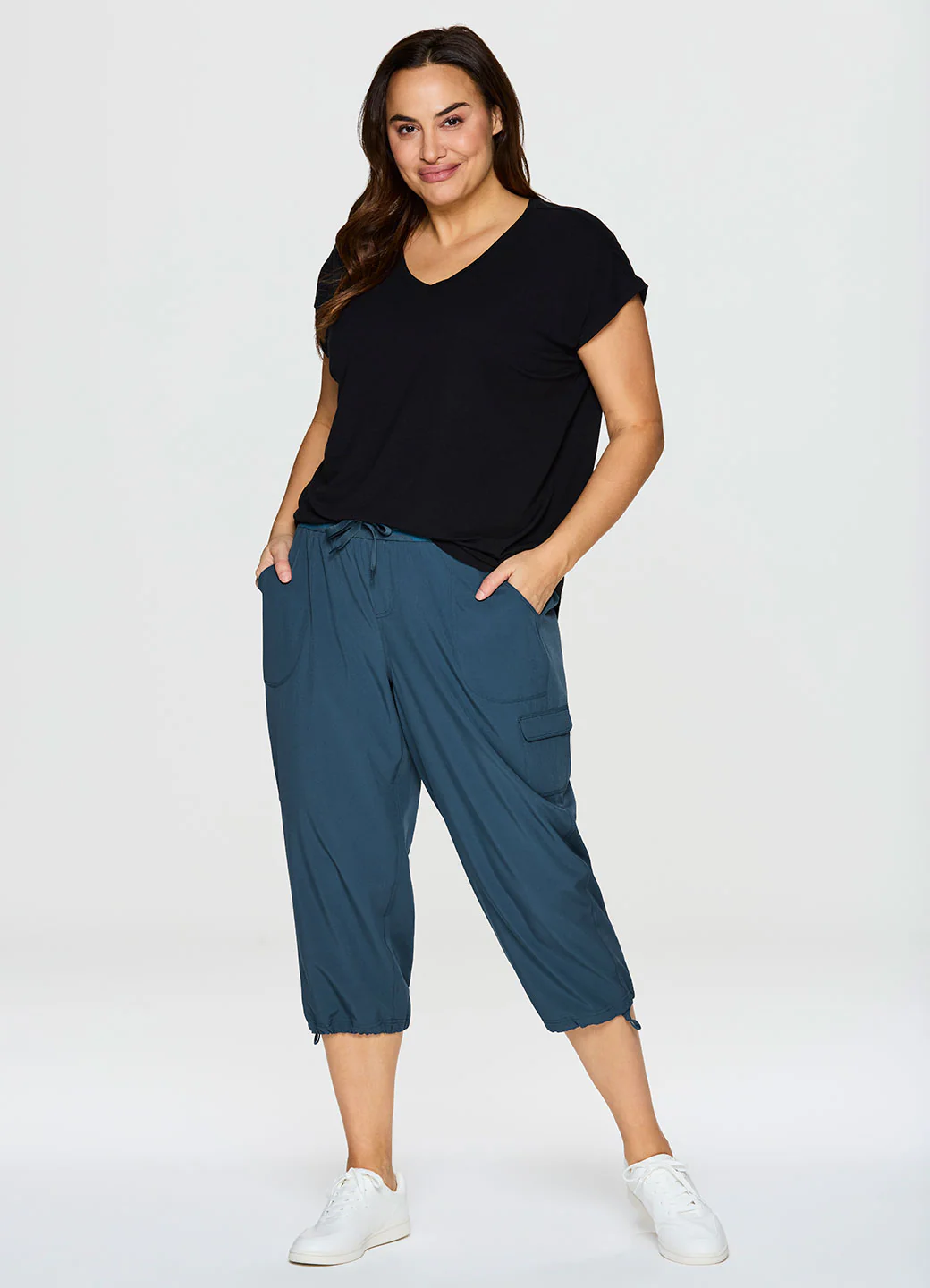 Plus City Stretch Anywhere Cargo Capri - Image 33
