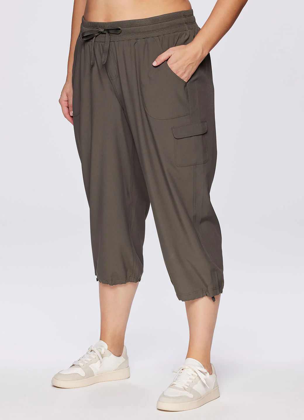 Plus City Stretch Anywhere Cargo Capri - Image 4