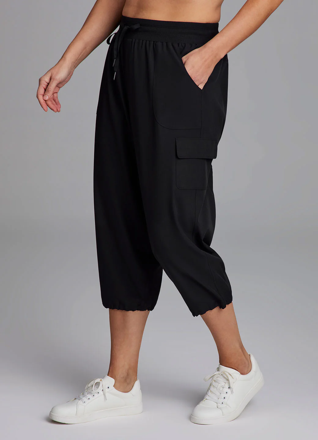 Plus City Stretch Anywhere Cargo Capri - Image 44
