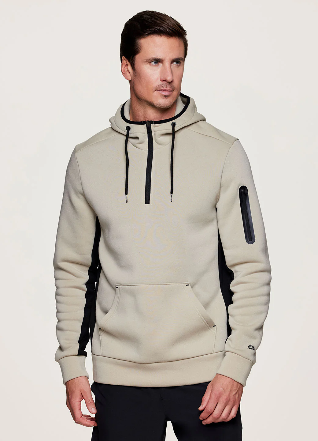 Prime Contrast Quarter Zip Fleece Sweatshirt - Image 10