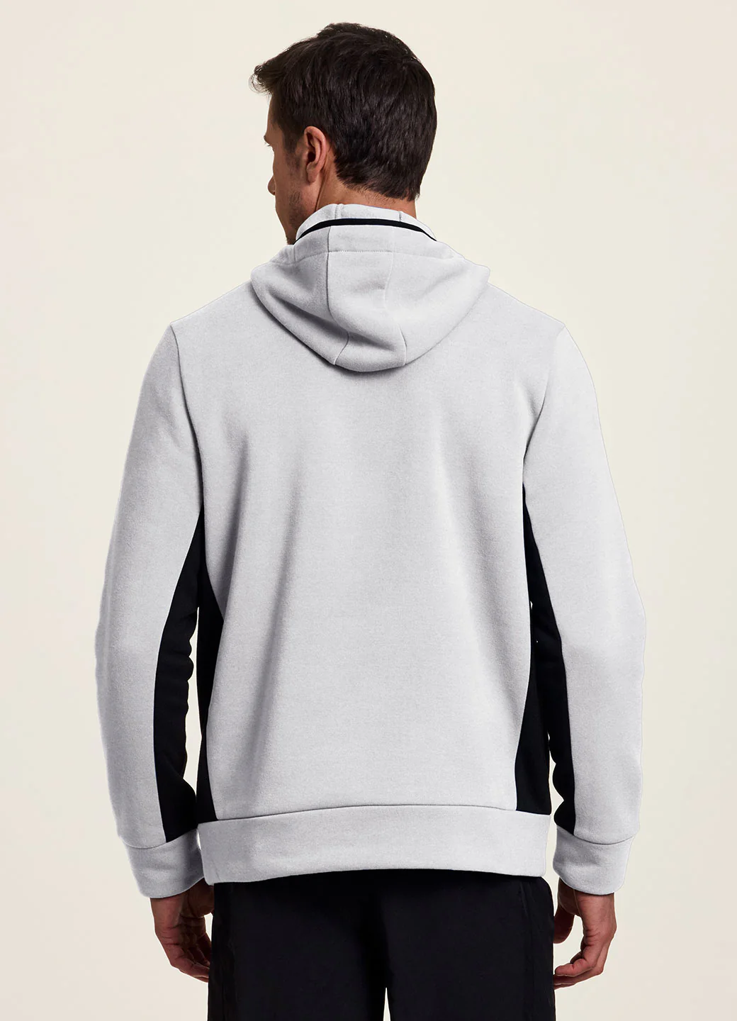 Prime Contrast Quarter Zip Fleece Sweatshirt - Image 3
