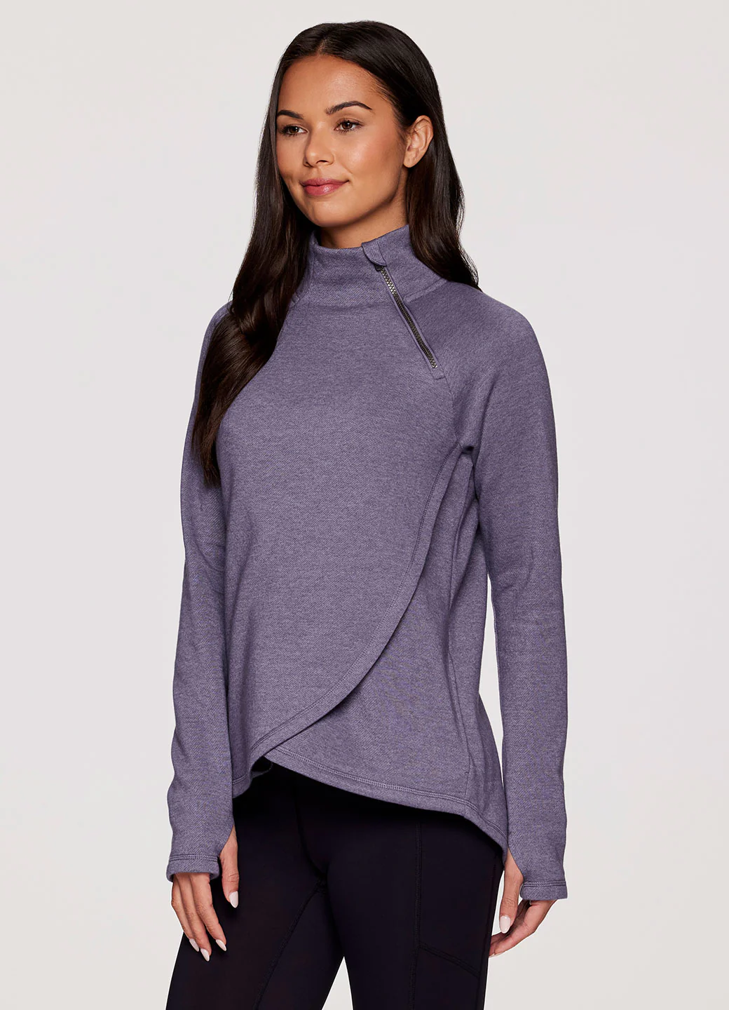 Prime Ready To Roll Fleece Zip Mock Neck Pullover - Image 14
