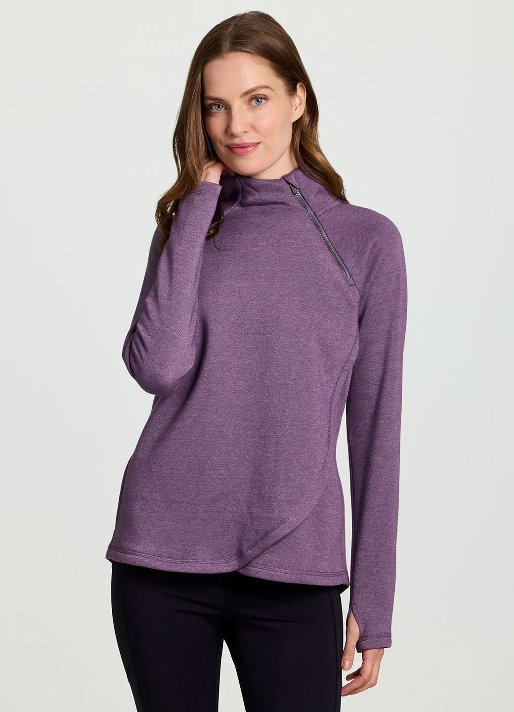 Prime Ready To Roll Fleece Zip Mock Neck Pullover - Image 17
