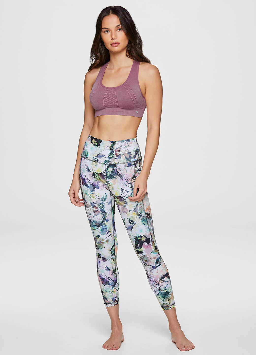 Watercolor Floral 7/8 Legging - Image 10