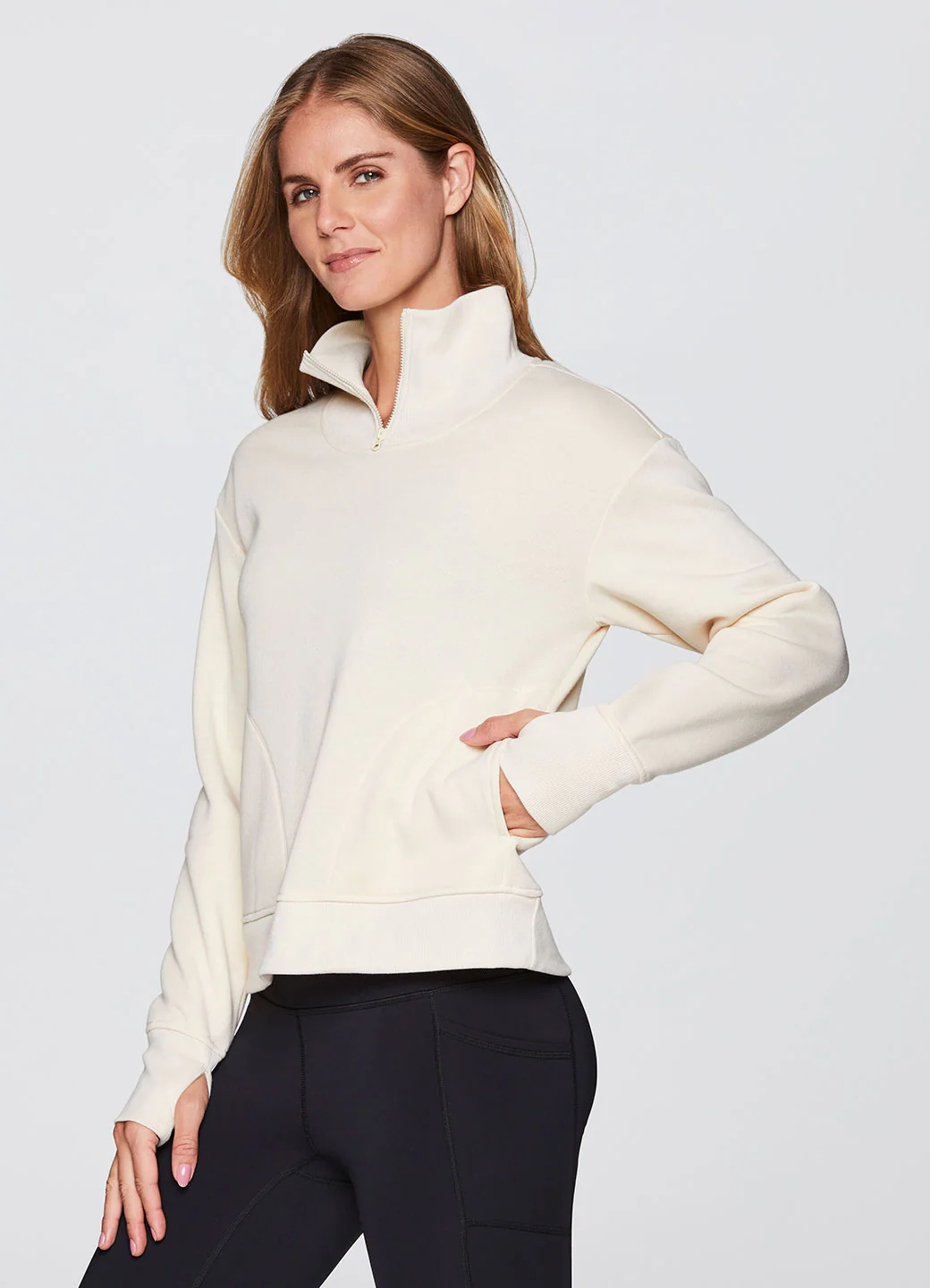 Zen Cloud 1/4 Zip Sweatshirt - Image 7